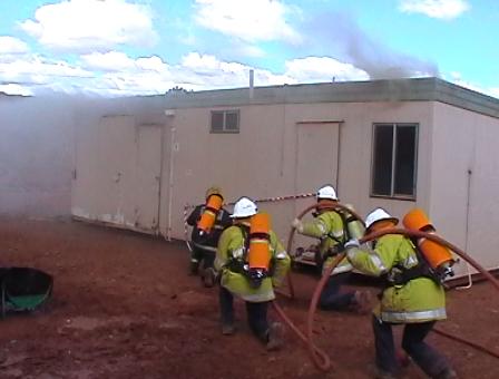 Fire Training Screenshot Approaching the Fire